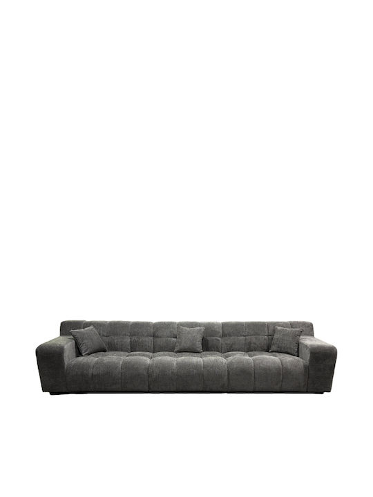 Orvella Γωνιακός Καναπές Γκρι 363x194x80εκ.