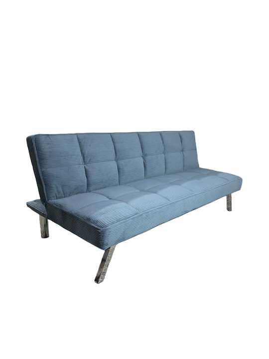 Elvore Three-Seater Sofa Bed Blue 190x83x74 cm 15390009