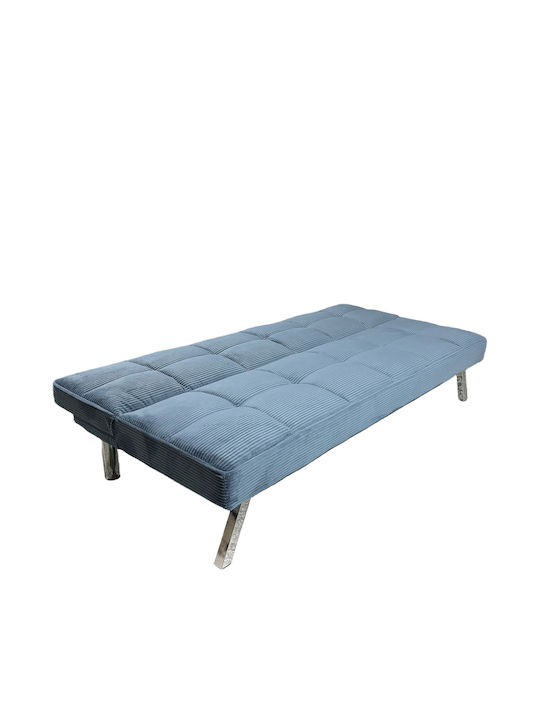 Elvore Three-Seater Sofa Bed Blue 190x83x74 cm 15390009