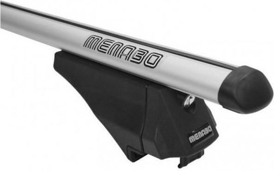 Menabo Aluminum Car Roof Bars Tiger XL Silver 131.5 cm Silver Color Honda Pilot II 5 Doors 2009>2015 Flush or Raised Rails 2 Pieces 8500/mb Menabo Mp.8500/mb-46