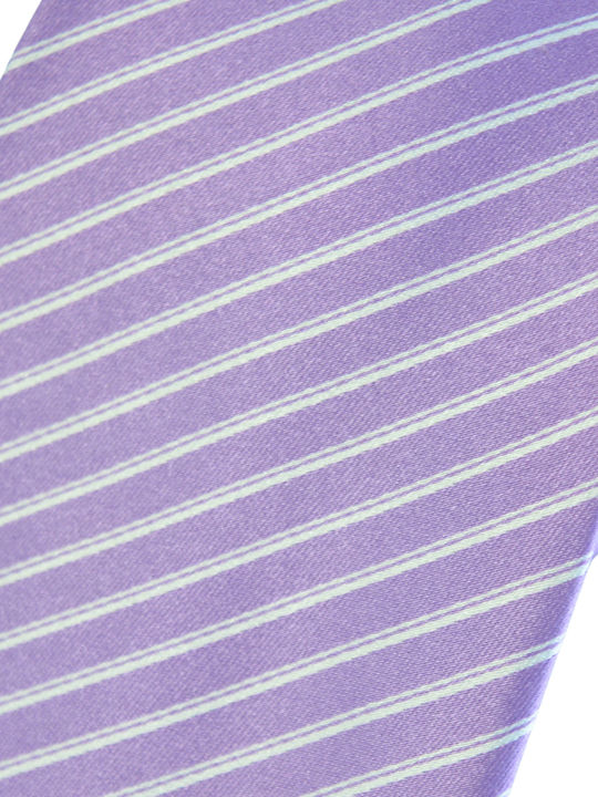 Pierre Cardin Men's Tie Silk Printed in Purple Color