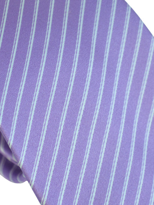 Pierre Cardin Men's Tie Silk Printed in Purple Color