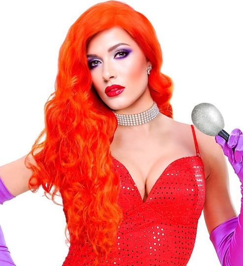 Carnival Wig Κυματιστές Red