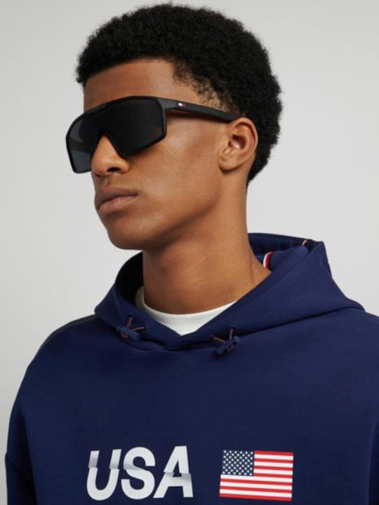 Tommy Hilfiger Ochelari De Soare Negri Cu Ramă Din Plastic / Acetat
