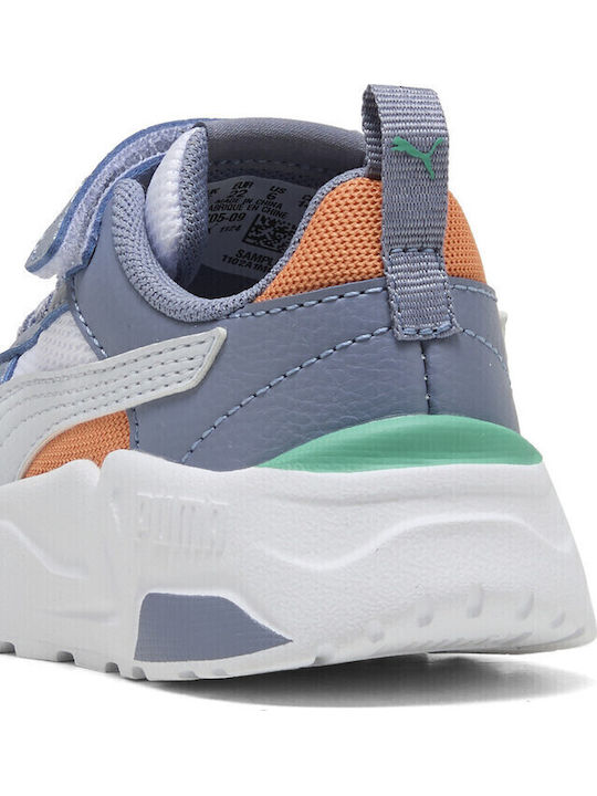 Trinity Lite Kids Sneakers with Hoop & Loop Closure Multicolour