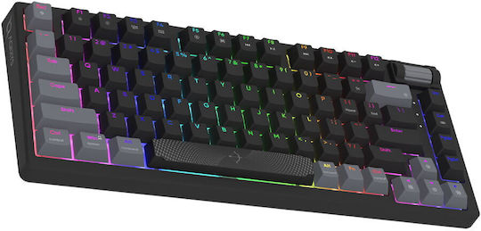 Aqirys Adara Mini Gaming Μηχανικό Πληκτρολόγιο 75% με Haimu Pink διακόπτες και RGB φωτισμό (International English)