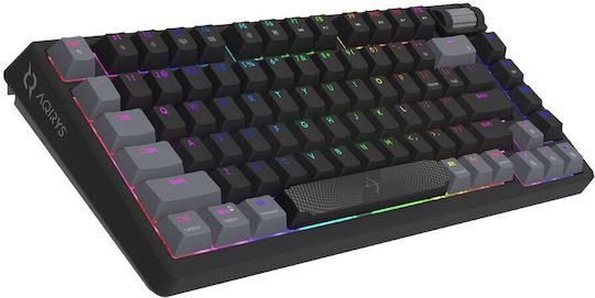Aqirys Adara Mini Gaming Μηχανικό Πληκτρολόγιο 75% με Haimu Pink διακόπτες και RGB φωτισμό (International English)