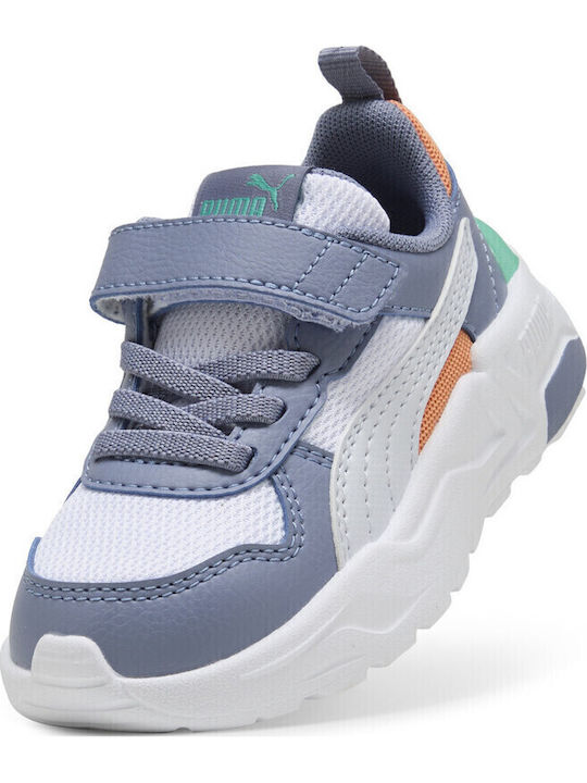 Trinity Lite Kids Sneakers with Hoop & Loop Closure Multicolour