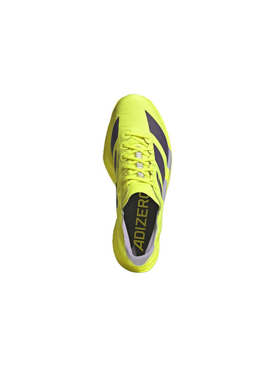 Adizero Adios Pro 4 Sport Shoes Running Solar Yellow / Aurora Plum / Powder Plum