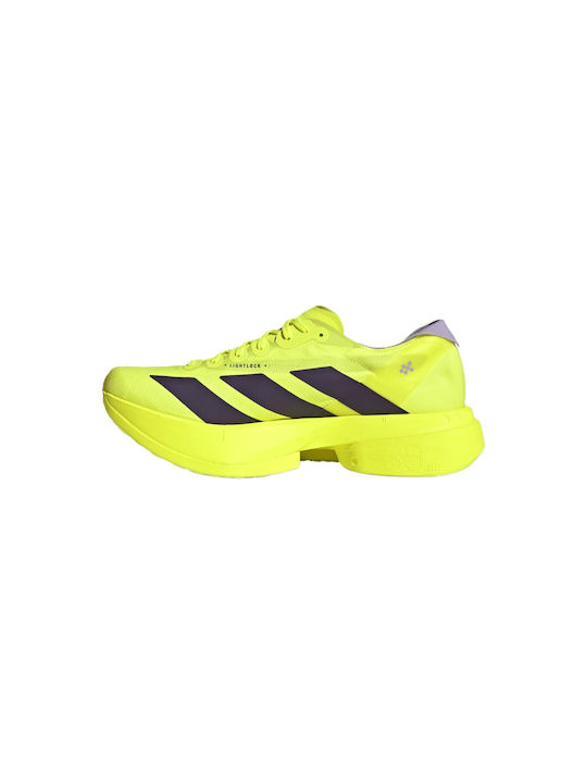 Adizero Adios Pro 4 Sport Shoes Running Solar Yellow / Aurora Plum / Powder Plum