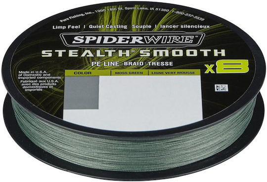 Spiderwire Stealth Smooth 8 Νήμα Ψαρέματος 150m / 0.07mm / 6kg