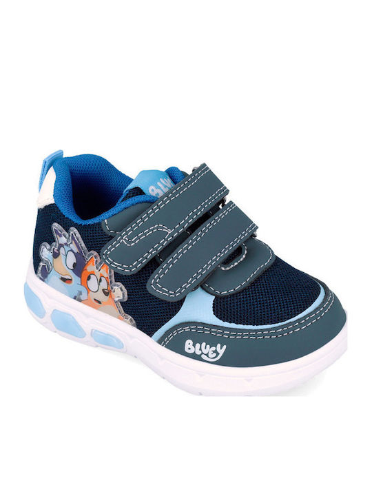 Kids Sneakers Anatomic with Scratch & Lights Blue