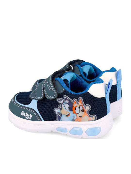 Kids Sneakers Anatomic with Scratch & Lights Blue