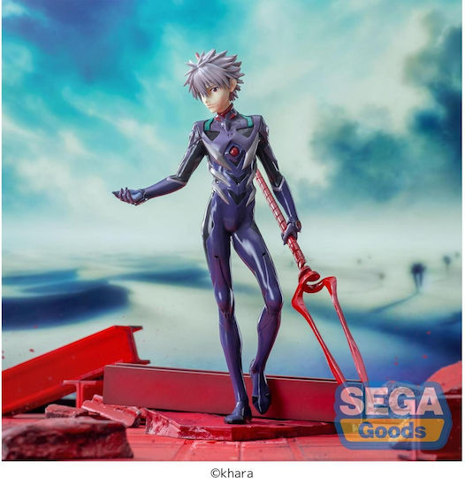 Evangelion 3.0+1.0 Thrice Upon A Time Kaworu Nagisa X Spear Longinus Φιγούρα Αγαλματίδιο 21cm