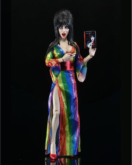 Neca Elvira Mistress Of The Dark Over The Rainbow Elvira Action Figure Height 20cm in Scale 1:10