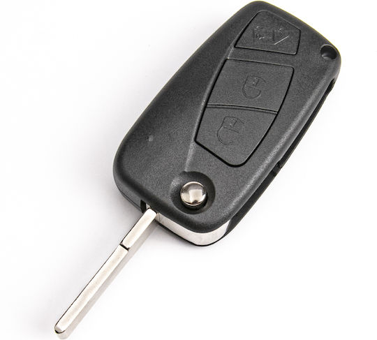 Foldable Car Key Shell with Blade without Buttons for Fiat