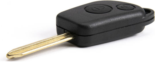 Car Key Shell with Blade without Buttons for Citroen / Peugeot