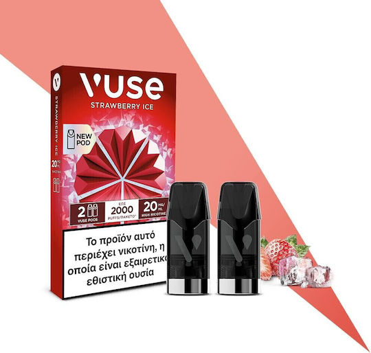 Vuse Ανταλλακτικό Pod Strawberry Ice 2ml 20mg