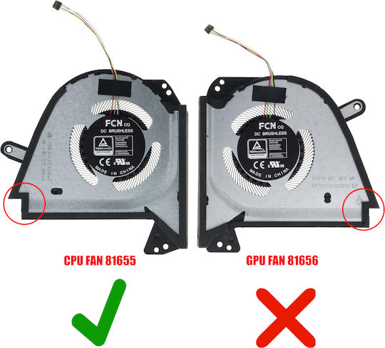 Laptop Fan CPU Cooling Fan Asus Rog Zephyrus G15 2022 Ga503rw Ga503rm Ga503rs Ga503rx Ux325sa Ux325ua 13nr0800t03011 Dfsck221051824 Fppp 4pin Code 81655