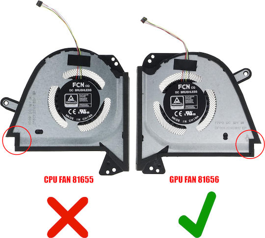 Ανεμιστηράκι Laptop Gpu Cooling Fan Asus Rog Zephyrus G15 2022 Ga503rw Ga503rm Ga503rs Ga503rx Ux325sa Ux325ua 13nr0800t04011 Dfsck221151812 Fppq 4pin Κωδ.81656