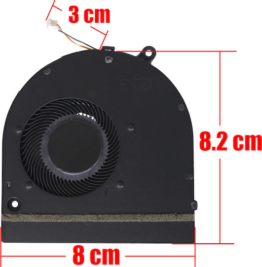Laptop Fan GPU Cooling Fan HP Envy 17-cg 17m-cg 17t-cg000 17m-cg1013dx 17m-cg0013dx L87962-001 EG50040S1-1C210-S9A TPN-C146 4pin Code 81654