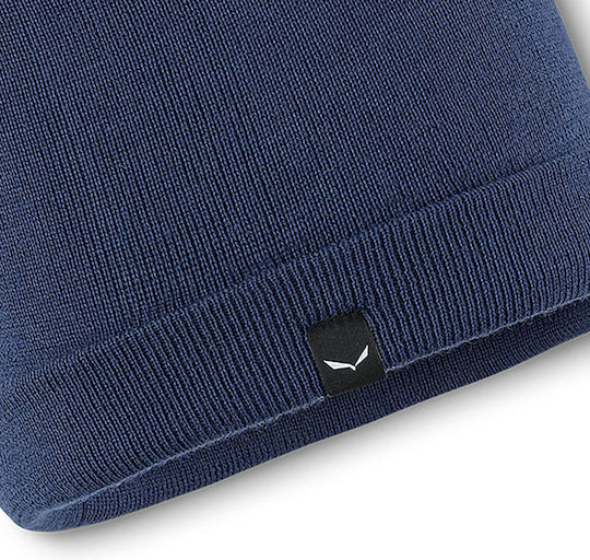 Beanie Unisex Beanie mit Rippstrick in Marineblau Farbe