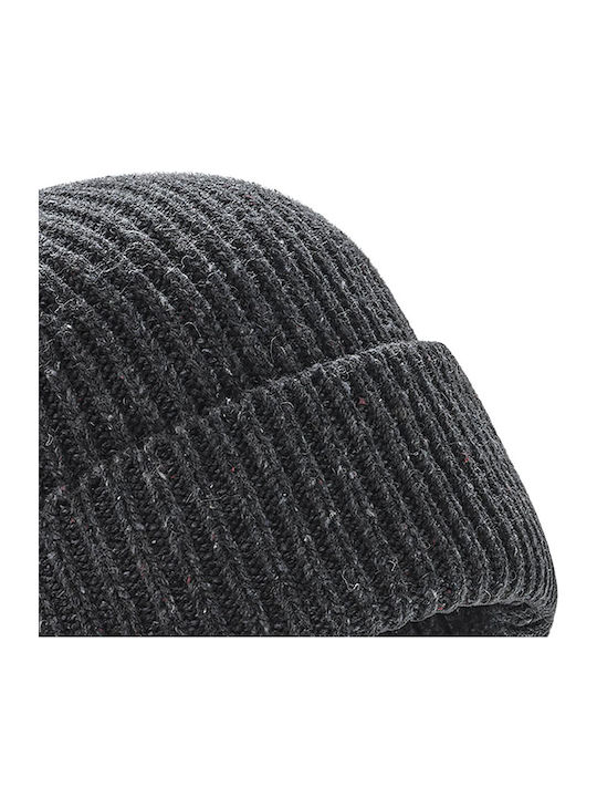 Rezebru Beanie Unisex Σκούφος Πλεκτός σε Γκρι χρώμα