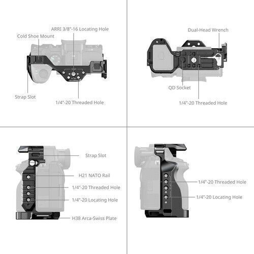 Smallrig Full Camera Cage Sony A7v A7 Iv A7v A7s Iii A1 3667c