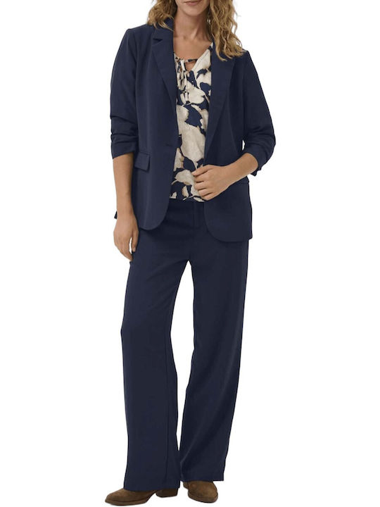 Cream Women's Blazer Blue