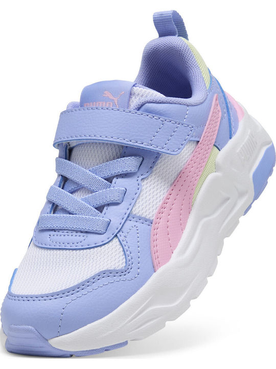 Trinity 2 Lt Kids Sports Shoes Running with Hoop & Loop Closure Purple