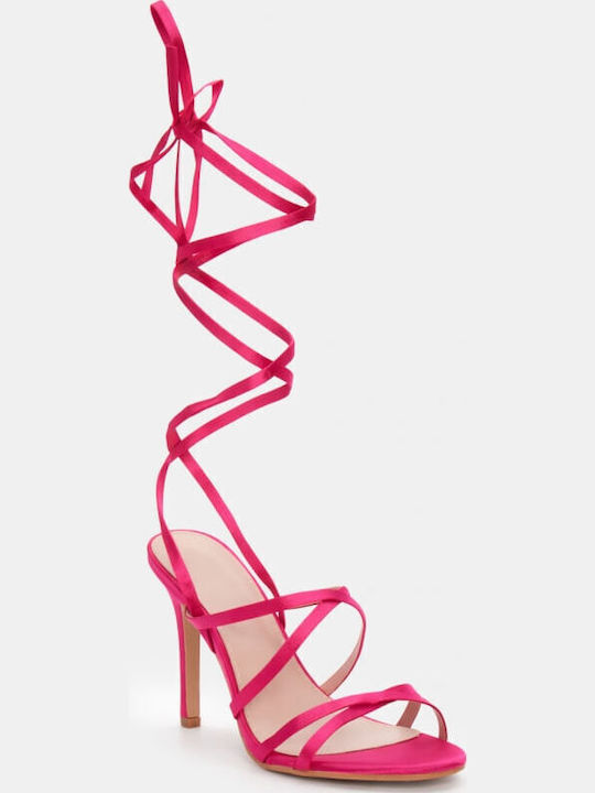 Fabric Sandals Fuchsia