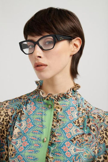 Etro Brillengestelle mit Rezept Schwarz