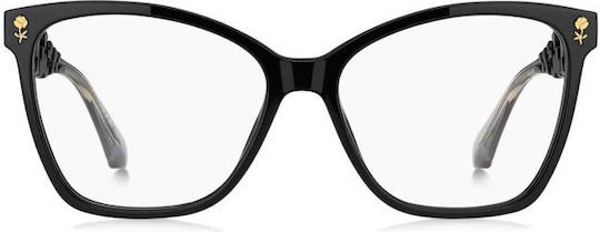 Etro 0129 807 55 Brillengestelle mit Rezept Schwarz