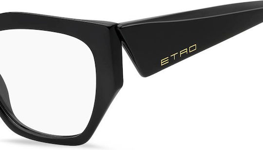 Etro 0125 807 53 Brillengestelle mit Rezept Schwarz
