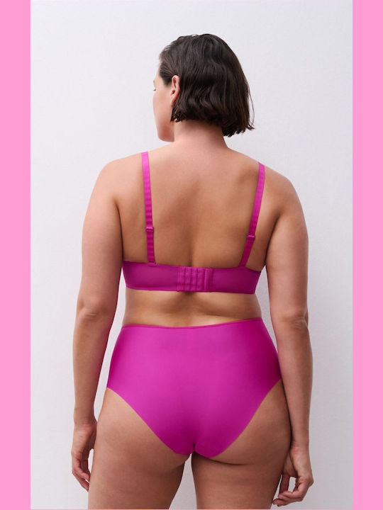 Bra with Light Padding Underwire Fuchsia