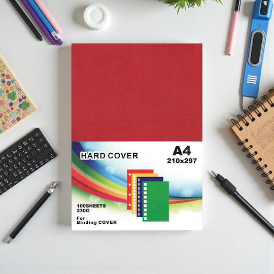 Document Filing Cover A4 Size Textured Cardboard 230g/m² Pack 100 Sheets
