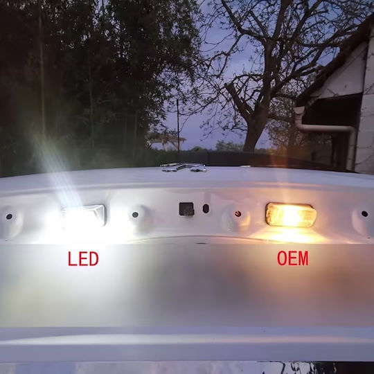 Best-Ka Светлини за регистрационната табела LED за Citroen C3 / C4 / C5 / Berlingo / Xsara / Saxo / C3 Picasso / C4 Picasso / Xsara Picasso Peugeot 206 / 207 / 306 / 307 / 308 / 406 / 407 / 5008 / Partner 2бр