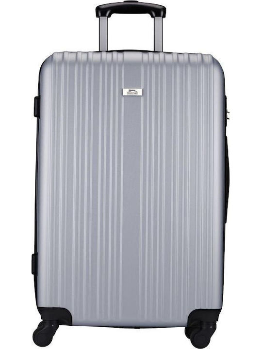 Slazenger Βαλίτσες Ταξιδιού Silver με 4 Ρόδες Σετ 2τμχ