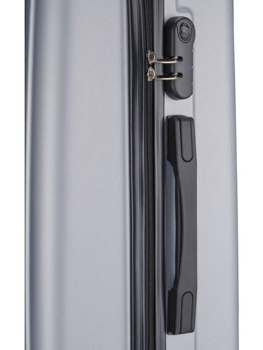 Slazenger Βαλίτσες Ταξιδιού Silver με 4 Ρόδες Σετ 2τμχ