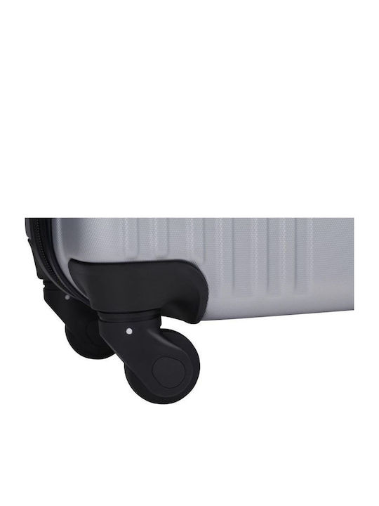 Slazenger Βαλίτσες Ταξιδιού Silver με 4 Ρόδες Σετ 2τμχ