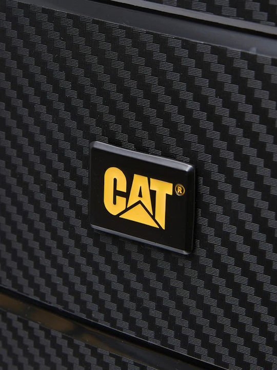 CAT Reisekoffer Hartschalen Black mit 4 Räder 84922-01