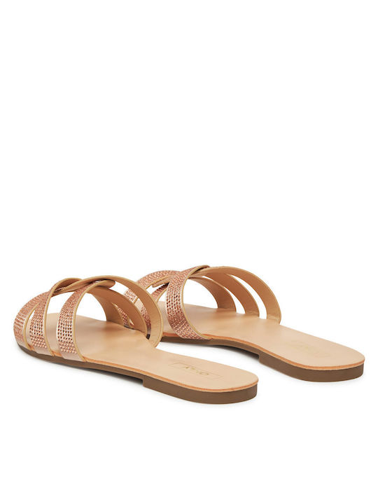 Sandale Casual Damă Roz Auriu