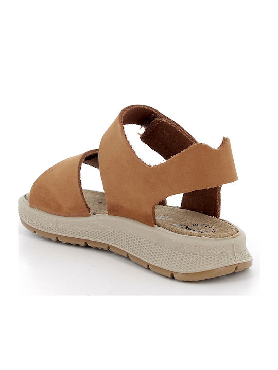 Kids' Sandals Nabuk Liscio Tabac Brown