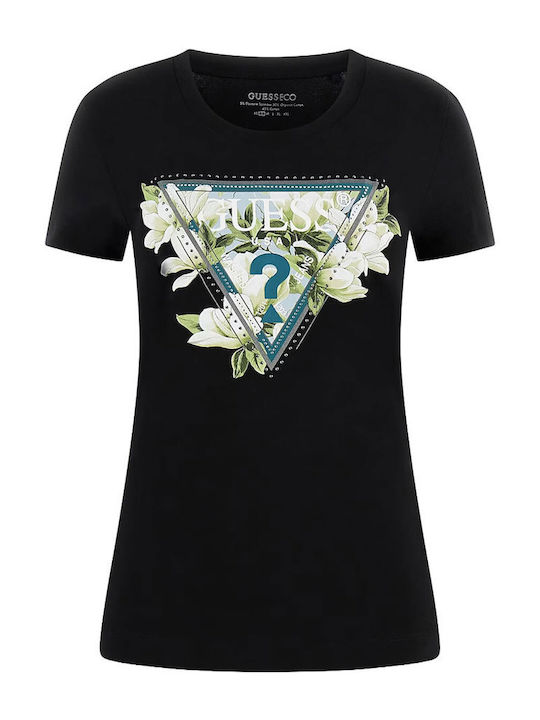 Triangle Γυναικείο T-shirt Black