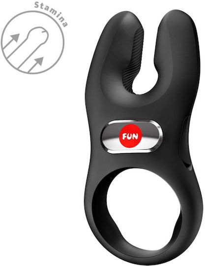 Fun Factory Vibration Ring Schwanz Silikon Schwarz
