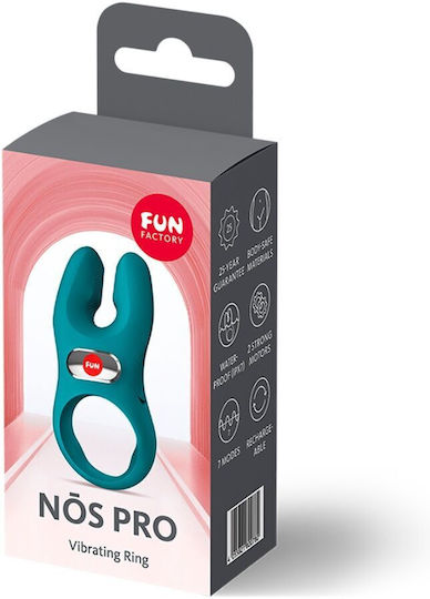 Fun Factory Δονούμενο Δαχτυλίδι Πέους Σιλικόνης Πράσινο