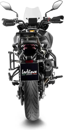 Leovince Крайна Тръба На Изпускателната Система Lv-14 Black Edition Три-Овална Конусна 15624b