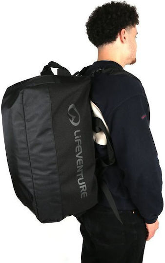 Lifeventure Σακ Βουαγιάζ Πλάτης 50lt Μαύρο Υφασμάτινο
