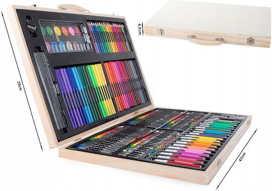 Verk Group Painting Set Wooden 47x31cm 180pcs