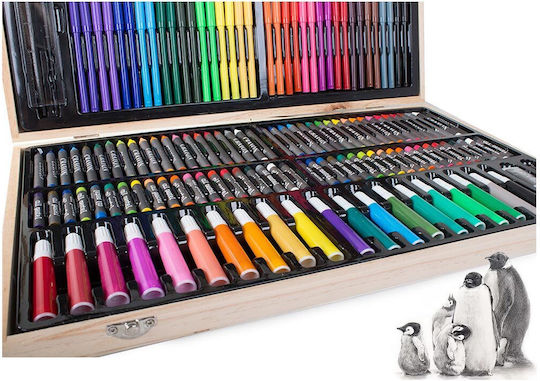 Verk Group Painting Set Wooden 47x31cm 180pcs